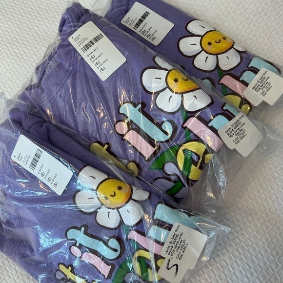 Sami Ryan sweatshirt 'isn't it lovely"purple crewneck - Picture 6 of 8